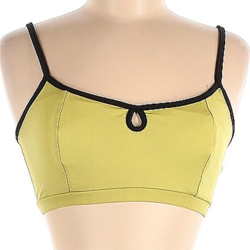 Urban Sport Yellow Sports Bra Medium
